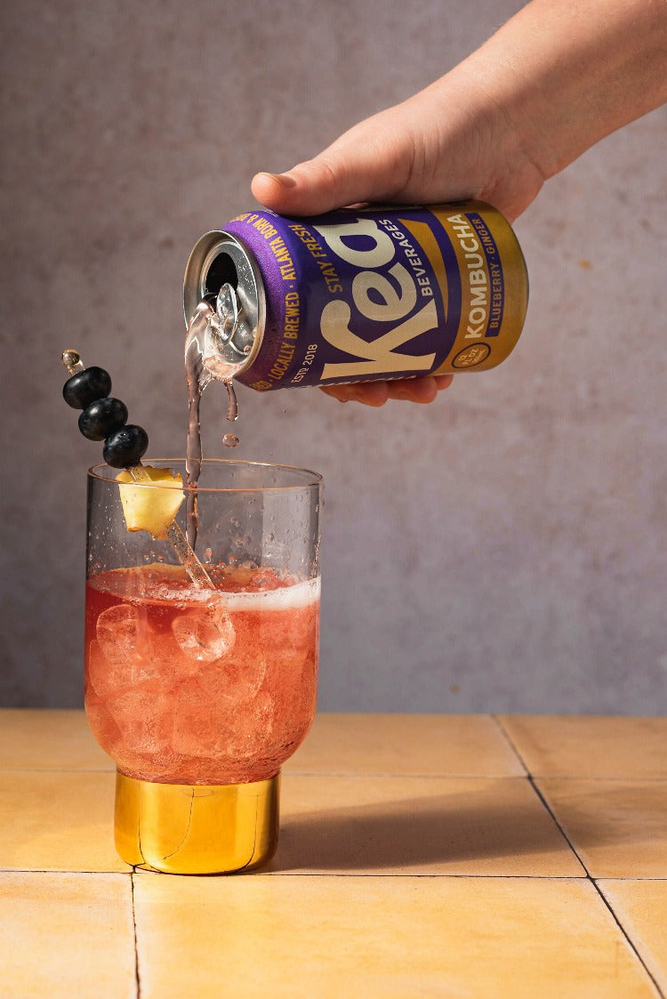 Blueberry Ginger Kombucha - 12 Pack