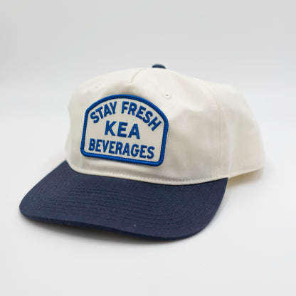 Kea Beverages 'Big Patch' Cotton Two Tone Hat